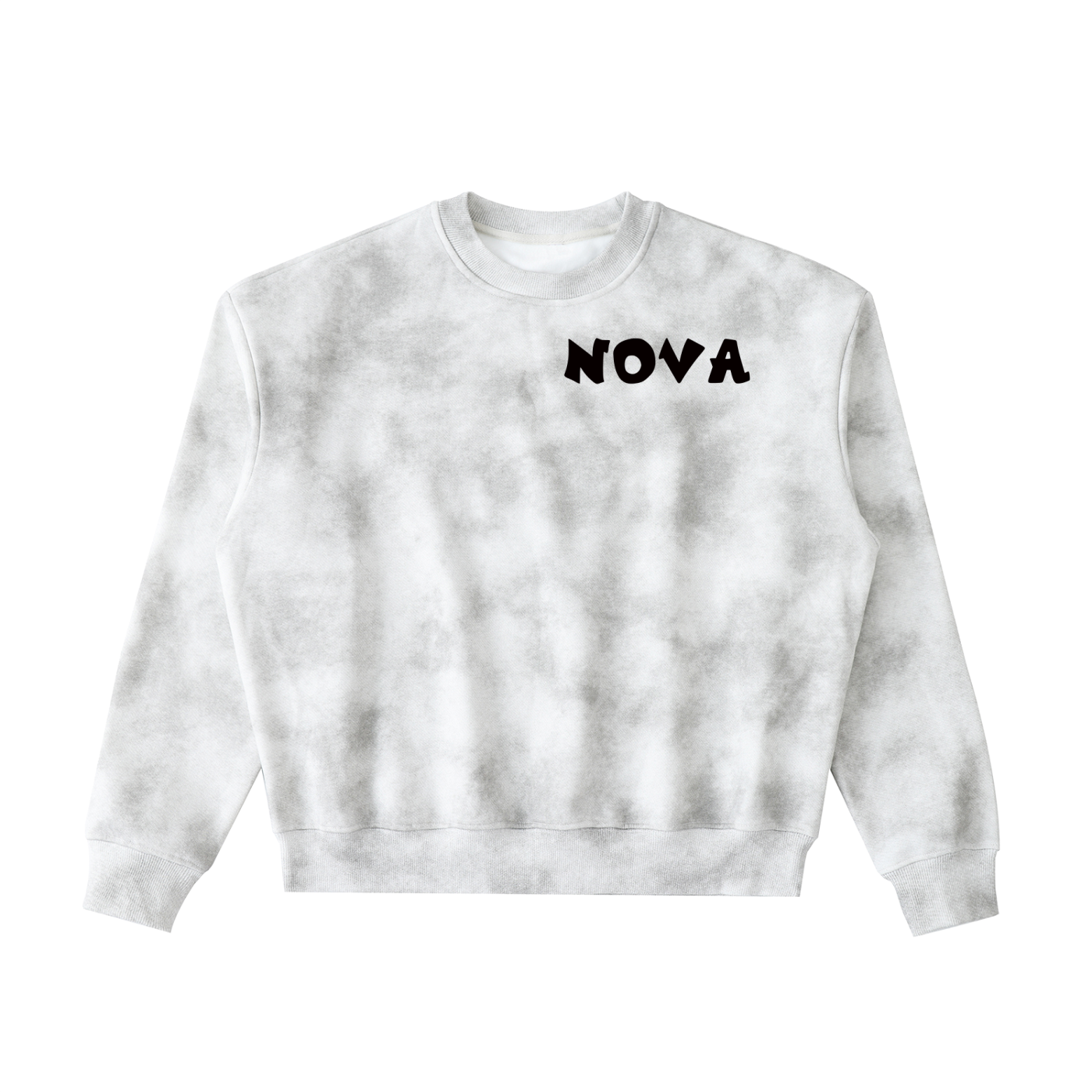 Dirty Washed Boxy Fleeced Sweatshirt